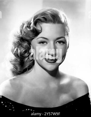 Gloria Grahame. Porträt der amerikanischen Schauspielerin Gloria Grahame Hallward (1923–1981), Werbefoto, um 1940er Jahre Stockfoto