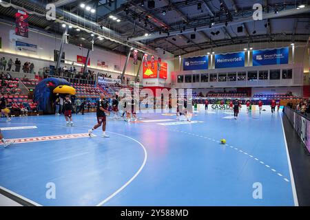 MBS Arena Stimmungsbild, GER, Fuechse Berlin vs. HSV Hamburg (Handball Sport Verein Hamburg), 1.Bundesliga, Daikin HBL, Herren, 3. Spieltag, Saison 2024/25, 20.09.2024 Foto: Eibner-Pressefoto/ Claudius Rauch Stockfoto