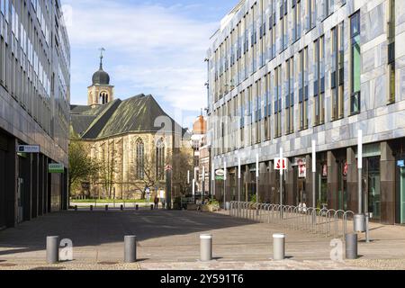 Bilder aus der Landeshauptstadt Sachsen-Anhalt Magdeburg an der Elbe Stockfoto