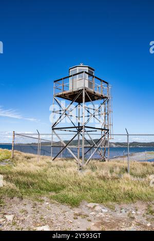 Point Verde Lighthouse in Placentia, Neufundland & Labrador, Kanada Stockfoto