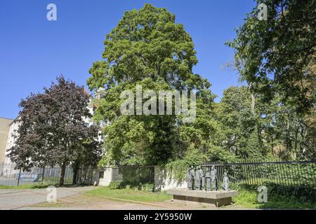 Gedenkstätte für das Sammellager große Hamburger Straße, Mitte, Berlin, Deutschland, Europa Stockfoto