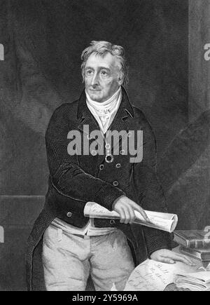 Henry Grattan (1746-1820) über den Stich von 1873. Irischer Politiker. Von unbekanntem Künstler graviert und in der Portrait Gallery of Eminent Men and wo veröffentlicht Stockfoto