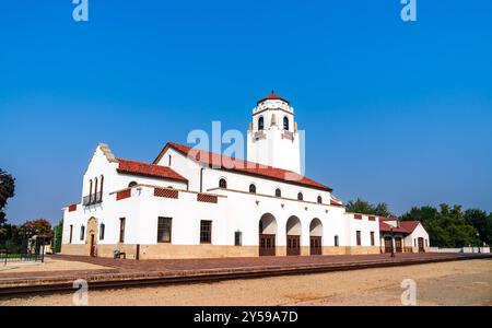 Boise Depot, ein historischer Bahnhof in Boise - Idaho, Nordwesten der Vereinigten Staaten Stockfoto