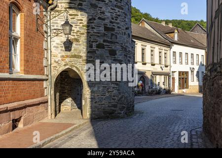 Bilder aus der historischen Fachwerkstadt Stolberg im Harz Stockfoto