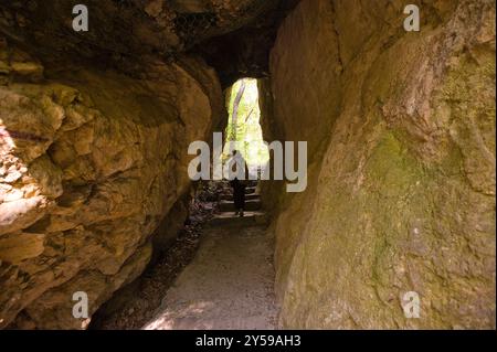 Italien Piemont Orrido von Chianocco Park Stockfoto