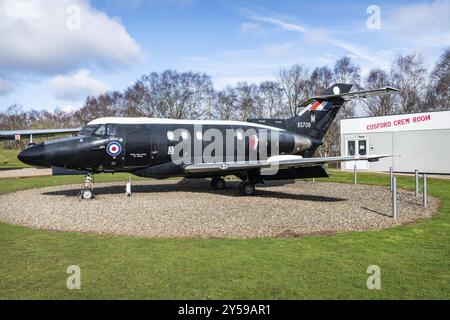 Hawker Siddeley Dominie T.Mk.1 im RAF Museum, Cosford, England, Großbritannien, Europa Stockfoto