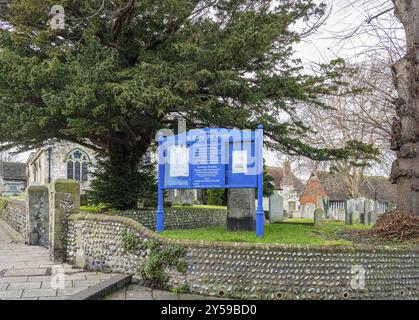 St. Mary's, Altstadt, Eastbourne. Sussex, England, Vereinigtes Königreich, Europa Stockfoto