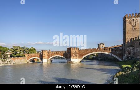 Impressionen aus der Weltkulturerbestadt Verona Italien Stockfoto