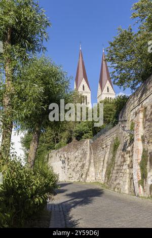 Bilder aus der Bezirksstadt Halberstadt Harz Stockfoto