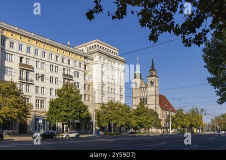 Bilder aus der Landeshauptstadt Magdeburg Stockfoto