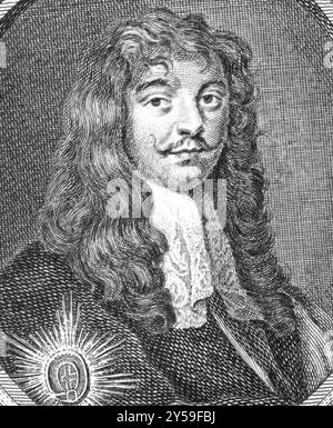 Henry Bennet, 1. Earl of Arlington (1618-1685) über Kupferstiche aus den 1700er Jahren Englischer Staatsmann Stockfoto