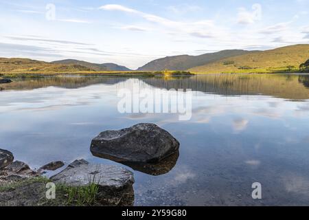 Lough Veagh, Glenveagh National Park, Donegal, Irland, Europa Stockfoto