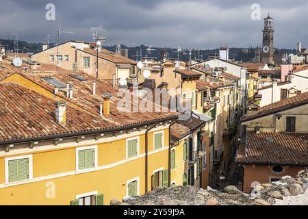 Impressionen aus der Weltkulturerbestadt Verona Italien Stockfoto