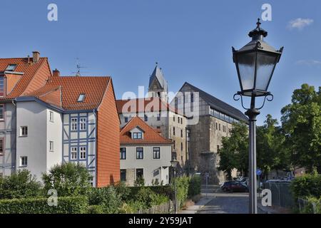 Bilder aus der Bezirksstadt Halberstadt Harz Stockfoto