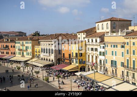 Impressionen aus der Weltkulturerbestadt Verona Italien Stockfoto