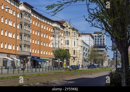 Bilder aus der Landeshauptstadt Sachsen-Anhalt Magdeburg an der Elbe Stockfoto