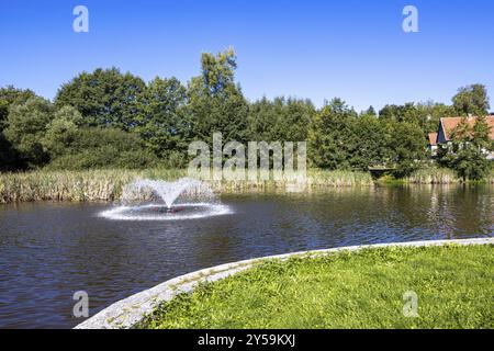 Guentersberge Harz Selketal Brauteich Stockfoto