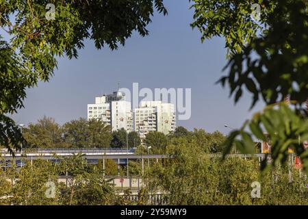 Bilder aus der Landeshauptstadt Magdeburg Stockfoto