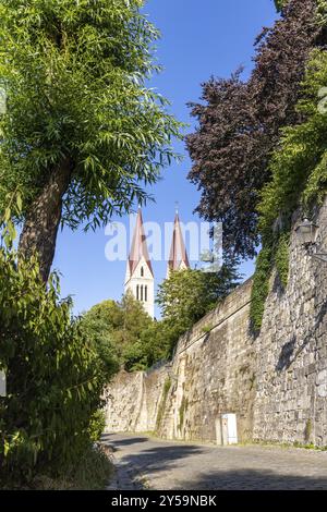 Bilder aus der Bezirksstadt Halberstadt Harz Stockfoto