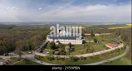 Luftaufnahmen Bezirk Harz Huy Huysburg Stockfoto