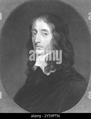 John Selden (1584-1654) über den Kupferstich aus den 1800er Jahren Englischer Jurist, Gelehrter und Polymath. Graviert von R.. Hart aus einem Bild, das P. zugeschrieben wird Lely und Stockfoto