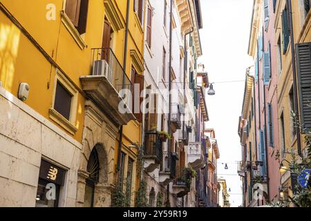 Impressionen aus der Weltkulturerbestadt Verona Italien Stockfoto