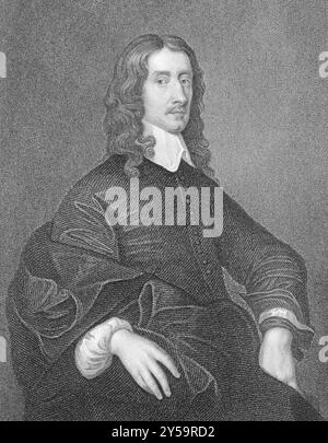 John Selden (1584-1654) über den Kupferstich aus den 1800er Jahren Englischer Jurist, Gelehrter und Polymath. Gravur von W.. Holl und veröffentlicht von The London Printing and Stockfoto