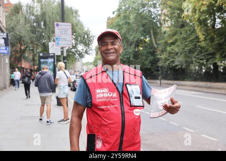 Fotos rund um die Upper Street in Islington, Nord-London, Großbritannien Stockfoto