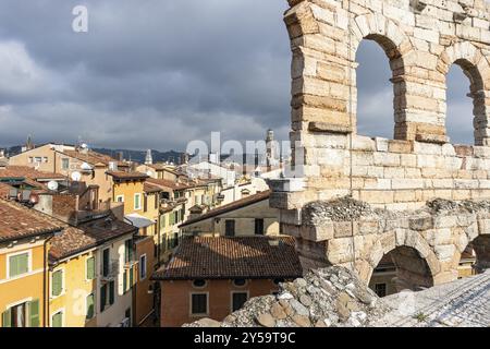 Impressionen aus der Weltkulturerbestadt Verona Italien Stockfoto