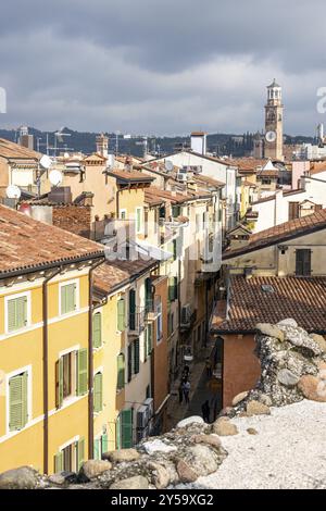 Impressionen aus der Weltkulturerbestadt Verona Italien Stockfoto