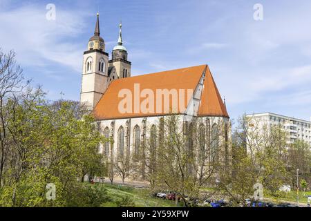 Bilder aus der Landeshauptstadt Sachsen-Anhalt Magdeburg an der Elbe Stockfoto