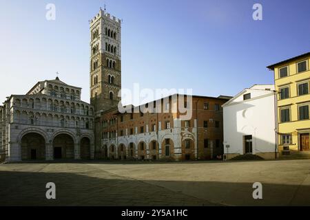 Die gotische Kathedrale San Martino, Lucca, Toskana. Italien Stockfoto