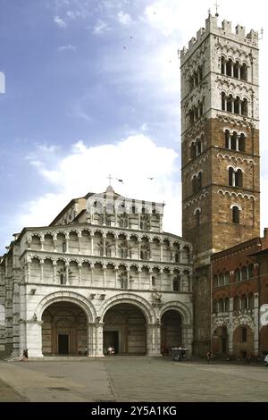 Die gotische Kathedrale San Martino, Lucca, Toskana. Italien Stockfoto