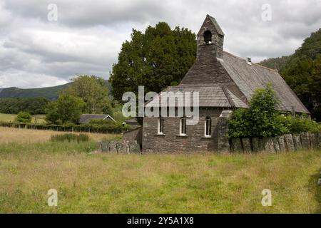 Kirche der Heiligen Dreifaltigkeit, Grange in Borrowdale, Lake District, Cumbria, England Stockfoto