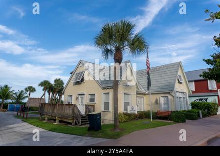 Das historische Crary House in Stuart, Florida, USA Stockfoto