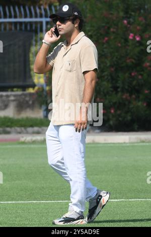 Cercola, Italien. September 2024. Marco Bifulco, Präsident von Napoli Femminile während der Fußball - italienische Serie A Frauen zwischen Napoli Femminile und US Sassuolo im Giuseppe Piccolo Stadium am 20. September 2024 in Cercola, italien (Credit Image: © Agostino Gemito/Pacific Press via ZUMA Press Wire) NUR REDAKTIONELLE VERWENDUNG! Nicht für kommerzielle ZWECKE! Quelle: ZUMA Press, Inc./Alamy Live News Stockfoto