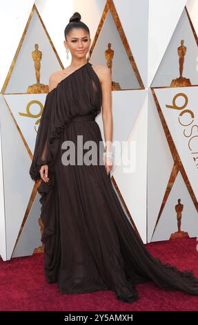 Zendaya bei den 90. Annual Academy Awards am 4. März 2018 im Dolby Theatre in Hollywood, USA. Stockfoto