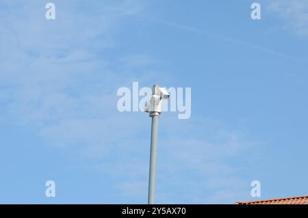 Kastrup/Copenhagen/ Denmark/016 September 2024/.CCTV-Kameras und Überwachungskameras in Kastrup (Foto. Francis Joseph Dean/Dean Pictures) (nicht für kommerzielle Zwecke) Stockfoto