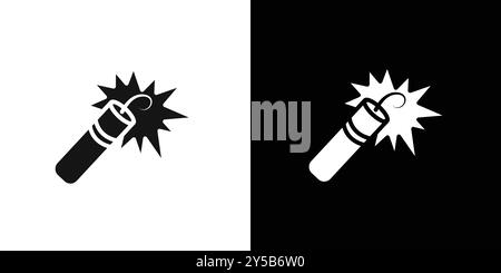 Dynamit-Symbol-Vektor-Logo-Set-Kollektion oder Bundle-Pack-Gruppe Stock Vektor
