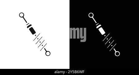 Dämpfersymbol Vektor-Logo-Set-Sammlung oder Bündelpackung Stock Vektor