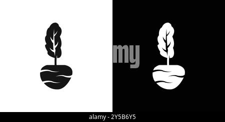 Kohlrabi Symbol Vektor-Logo-Set-Kollektion oder Bundle-Pack-Gruppe Stock Vektor