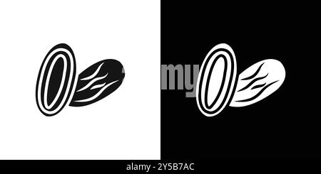 Jujube Icon Vektor-Logo-Set-Kollektion oder Bundle Pack-Gruppe Stock Vektor