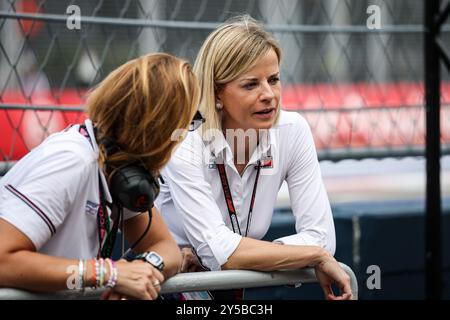 Sinapore, Singapur. September 2024. WOLFF Susie (gbr), Geschäftsführer der F1 Academy, Porträt während der 5. Runde der F1 Academy 2024 vom 20. Bis 22. September 2024 auf dem Marina Bay Circuit in Singapur, Singapur - Foto Xavi Bonilla/DPPI Credit: DPPI Media/Alamy Live News Stockfoto