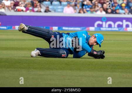 England vs Australien - Metro Bank One Day International Series - Headingley - 09/24 Credit: Samuel Wardle/Alamy Live News Stockfoto