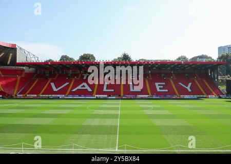 London, Großbritannien. September 2024. A General View of the Valley vor dem Sky Bet League 1 Spiel Charlton Athletic vs Blackpool at the Valley, London, United Kingdom, 21. September 2024 (Foto: Izzy Poles/News Images) in London, United Kingdom am 21. September 2024. (Foto: Izzy Poles/News Images/SIPA USA) Credit: SIPA USA/Alamy Live News Stockfoto