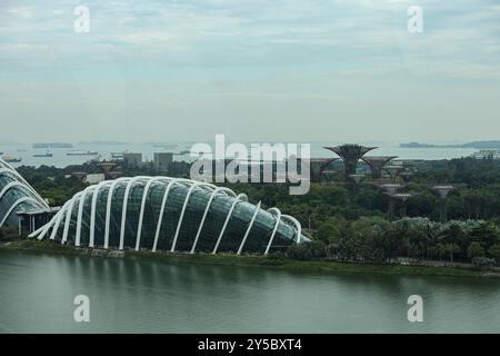 Singapur, Singapur. September 2024. Gärten an der Bucht Atmosphäre Luftaufnahmen während des Formel 1 Grand Prix 2024 von Singapur, 18. Runde der Formel 1 Weltmeisterschaft 2024 vom 20. Bis 22. September 2024 auf dem Marina Bay Circuit in Singapur, Singapur - Foto Xavi Bonilla/DPPI Credit: DPPI Media/Alamy Live News Stockfoto