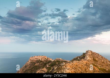 Fort von Los Castillitos oder Atalayon, La Azohia, Murcia, Spanien Stockfoto