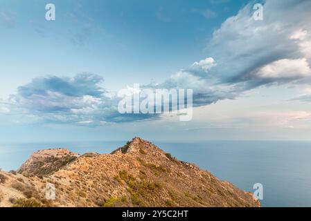 Fort von Los Castillitos oder Atalayon, La Azohia, Murcia, Spanien Stockfoto