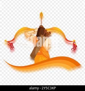 Vektorillustration von Lord RAM auf transparentem Hintergrund Stock Vektor