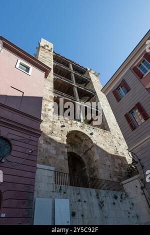 Cagliari ITA, Themenbild Reisen, Cagliari, Sardinien, 17.09.2024. Torre di San Pancrazio / Pankratius - Turm im Castello District / Viertel in der Altstadt von Cagliari. ITA, Themenbild Reisen, Cagliari, Sardinien, 17.09.2024. *** Cagliari ITA, Themenfoto Reise, Cagliari, Sardinien, 17 09 2024 Torre di San Pancrazio Pankratius Turm im Viertel Castello in der Altstadt von Cagliari ITA, Themenfoto, Cagliari, Sardinien, 17 09 2024 Copyright: XEibner-Pressefoto/HeikexFeinerx EP HFR Stockfoto